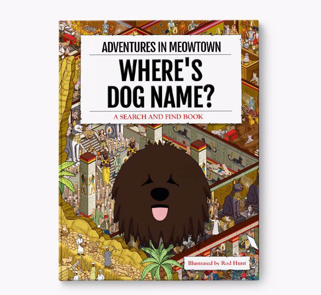 Personalised Bergamasco Book: Where's Dog Name? Volume 2